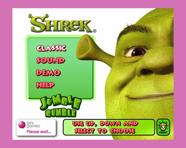 Jumble Fever: Shrek